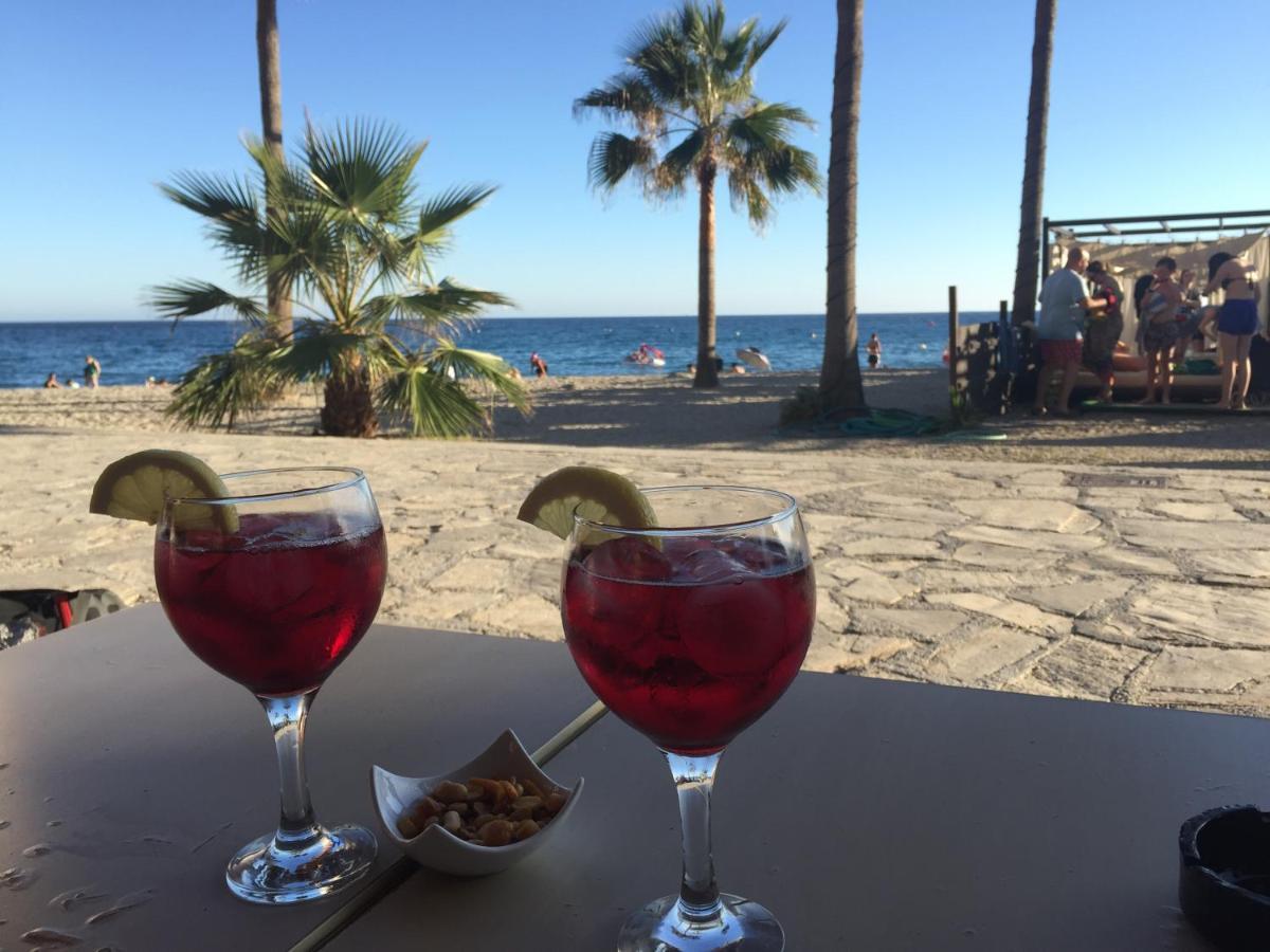 Playa Burriana, Tva Terasser, Havsutsikt, Pool Nerja Exterior foto